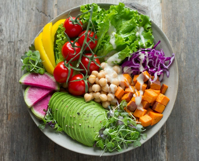 bowl of vegetable salads